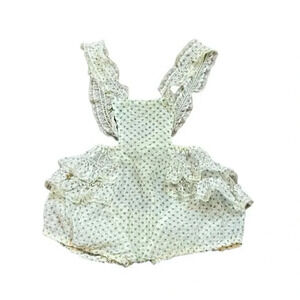 True Vintage 1950s Hollywood Needlecraft Ruffle Sunsuit Bubble Romper Playsuit